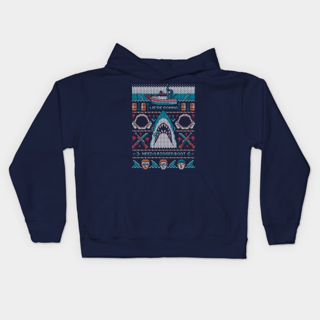 We're Gonna Need A Bigger Boat Kids Hoodie by BWartwork